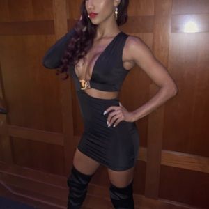 LBD, Cut-Out Dress w/ One Sleeve